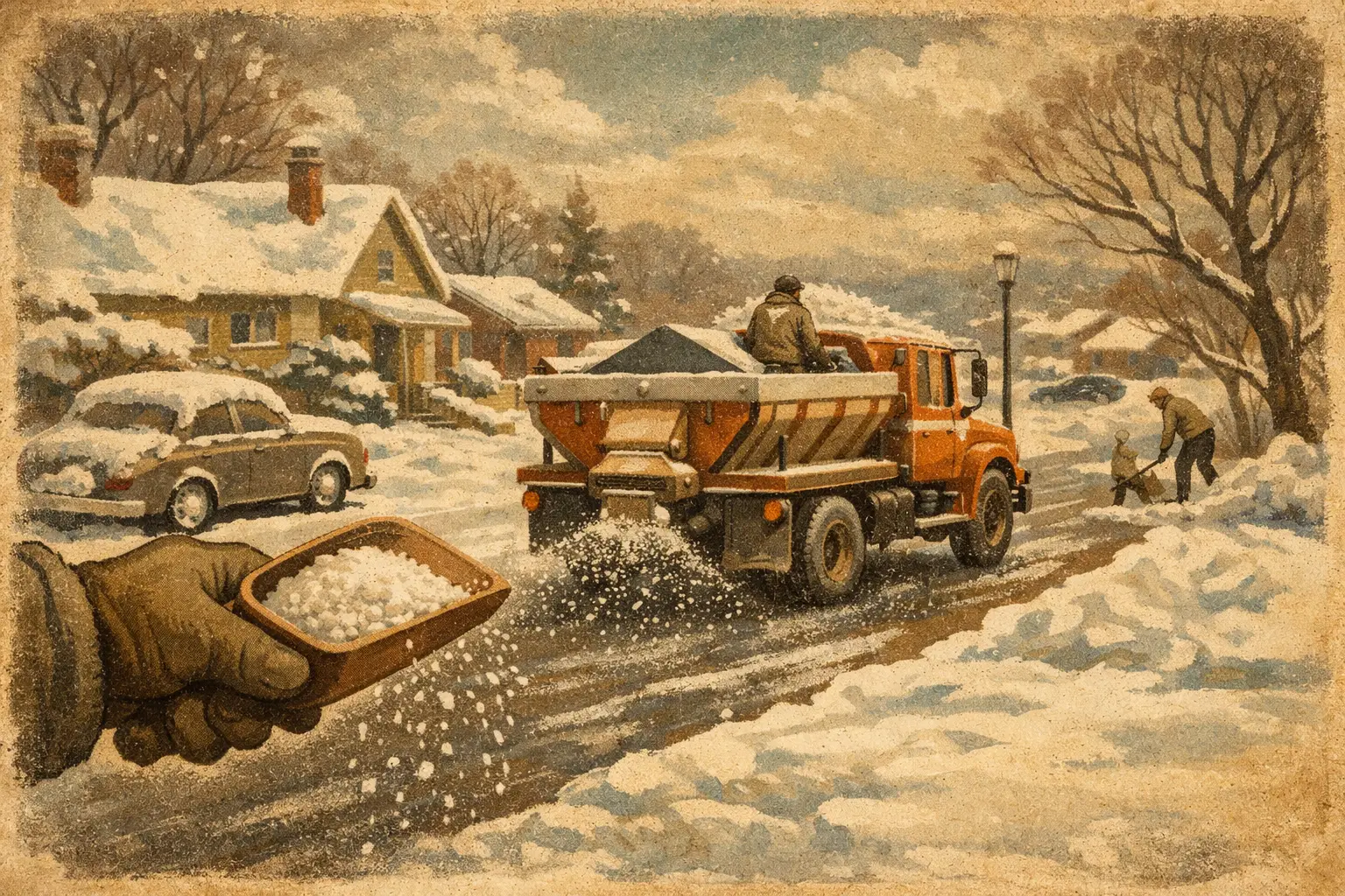 When to Book a Snow Salting Service Locally
