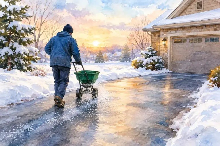 When to Request Driveway Salting Service